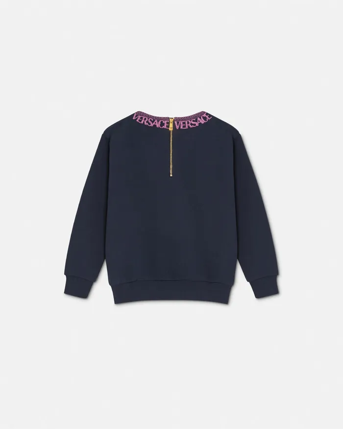 Versace Logo Sweatshirt 2u040 Kids Knitwear and Sweatshirts