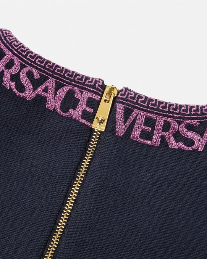Versace Logo Sweatshirt 2u040 Kids Knitwear and Sweatshirts