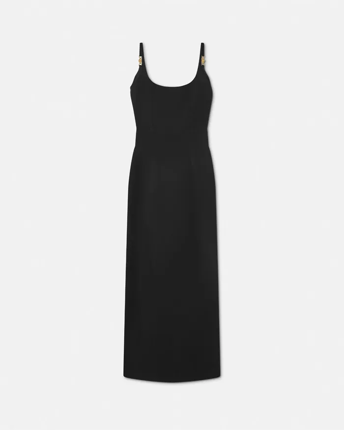 Versace Medusa 03995 Corset Gown Black Women Dresses