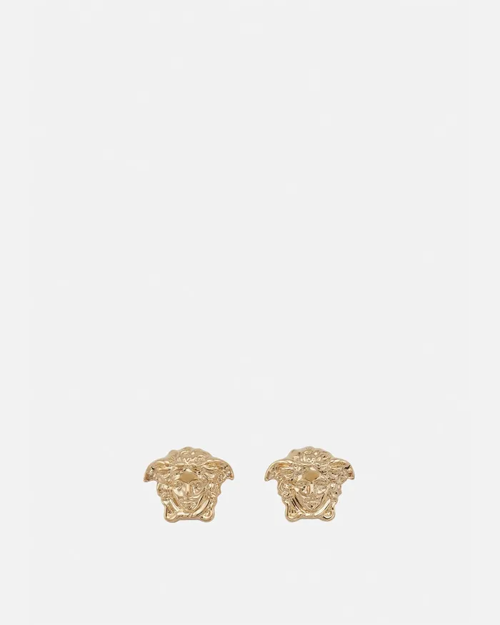 Versace Medusa Head Earrings Gold WomenMen Earrings