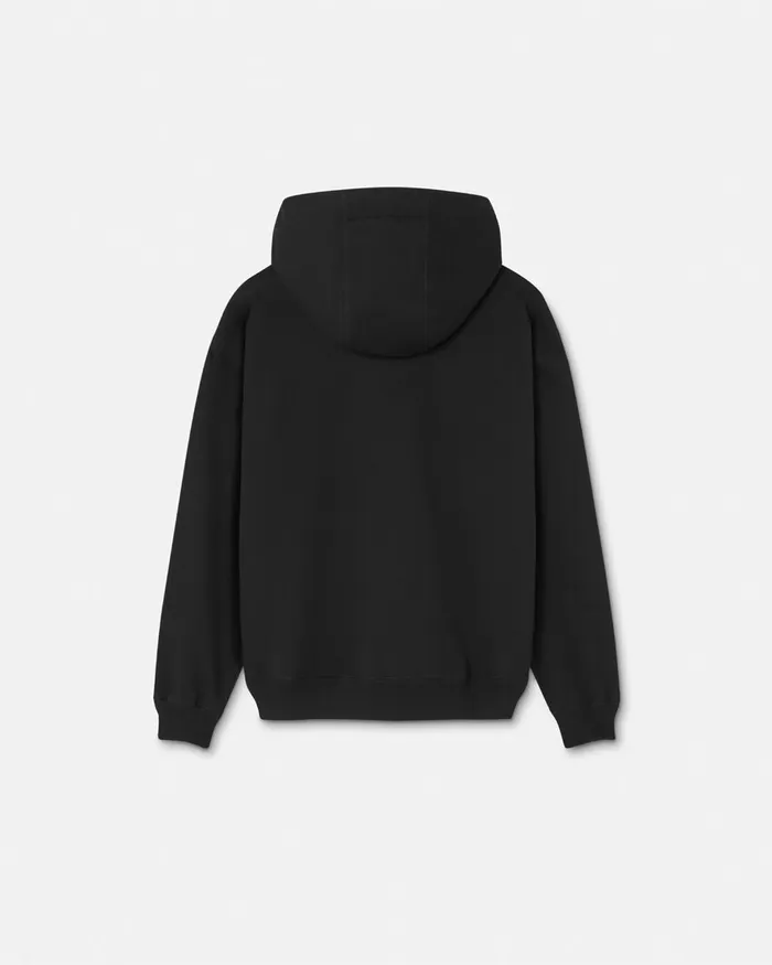 Versace Medusa Milano Hoodie Black Men Sweatshirts
