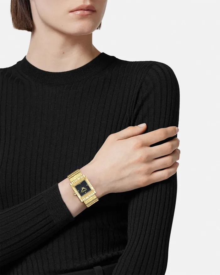 Versace Mosaic Watch Gold Women Watches