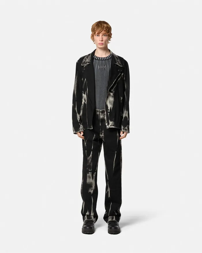 Versace RelaxedFit Jeans Black Men Jeans Couture
