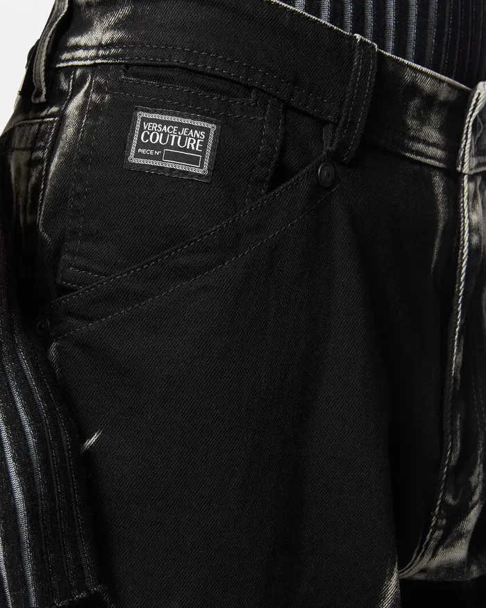 Versace RelaxedFit Jeans Black Men Jeans Couture