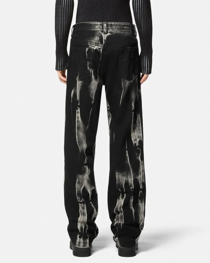 Versace RelaxedFit Jeans Black Men Jeans Couture