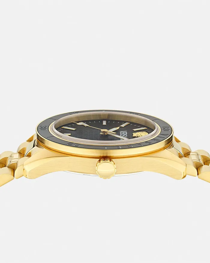 Versace VDome Watch Blackgold Men Watches