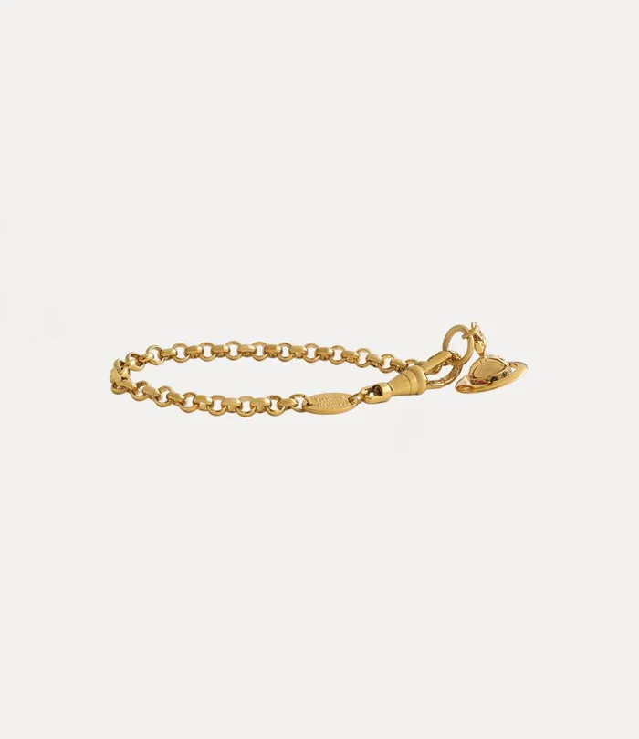 Vivienne Westwood Bracelets WomenMen New Petite Orb Bracelet Gold