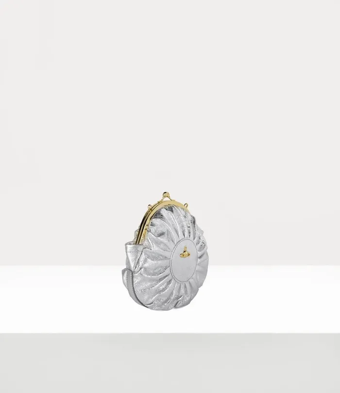 Vivienne Westwood Crossbody Bags Women Rosie Circle Frame Crossbody Bag Silver