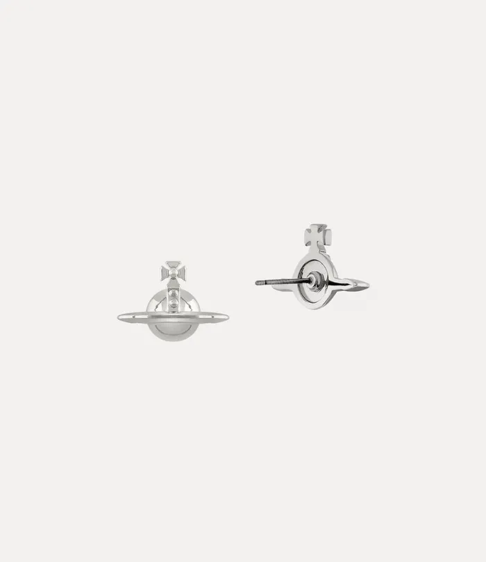 Vivienne Westwood Earrings Women Solid Orb Earrings Platinum