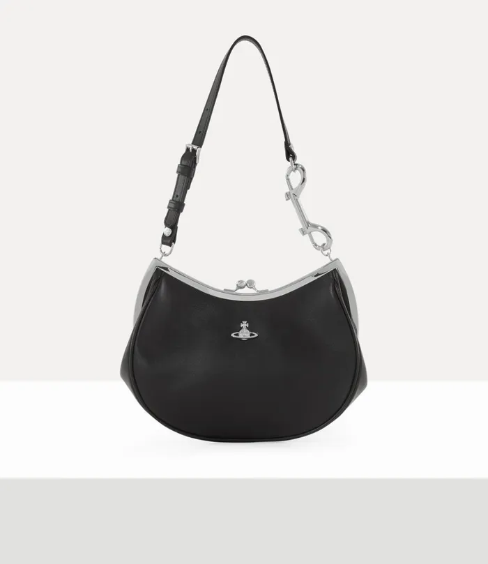 Vivienne Westwood Handbags Women Charm Frame Purse Black
