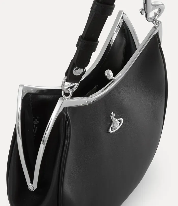 Vivienne Westwood Handbags Women Charm Frame Purse Black