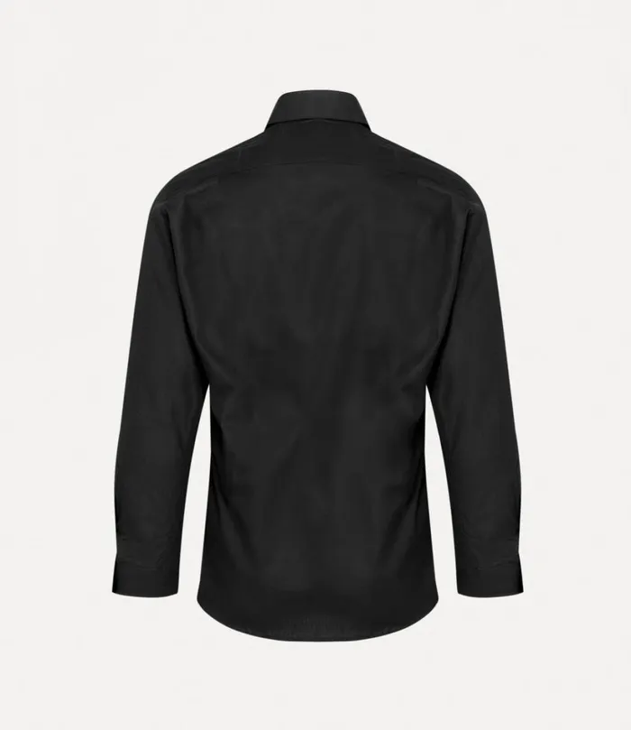 Vivienne Westwood Shirts Men Two Button Krall Shirt Black