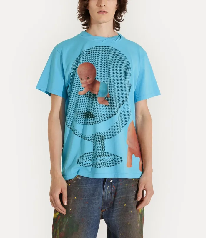 Vivienne Westwood Sweatshirts And TShirts Women Baby Isla TShirt Blue
