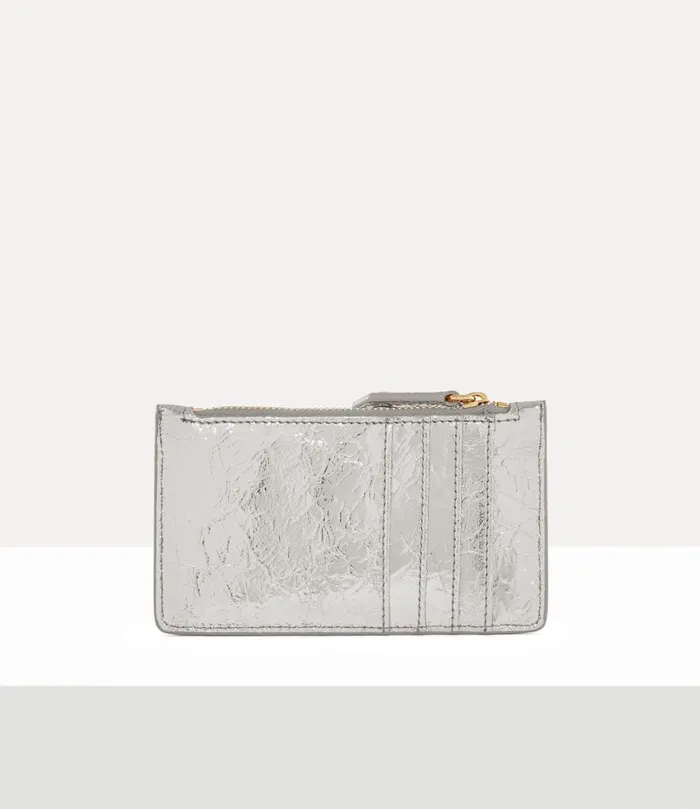 Vivienne Westwood Wallets MenWomen Slim Long Card Holder Silver