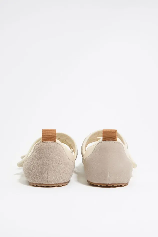 White Sporty Ballerina Off White Women Bimba Y Lola Sneakers White Sporty Ballerina Off White Women Bimba Y Lola Sneakers