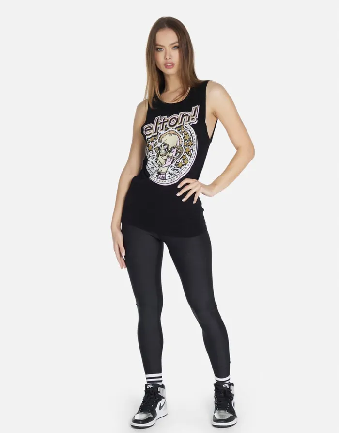 Women039s Ashlin Crystal Elton John Black Lauren Moshi Tanks