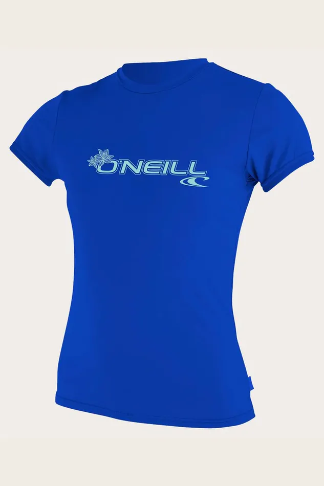 WOMEN039S BASIC SS SUN SHIRT Tahiblu Women O039NEILL Women039S Wetsuits