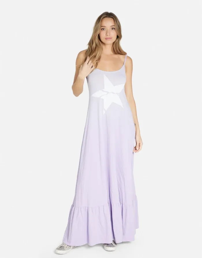 Women039s Beatrix Cracked Star Light Purple Ombre Lauren Moshi Dresses