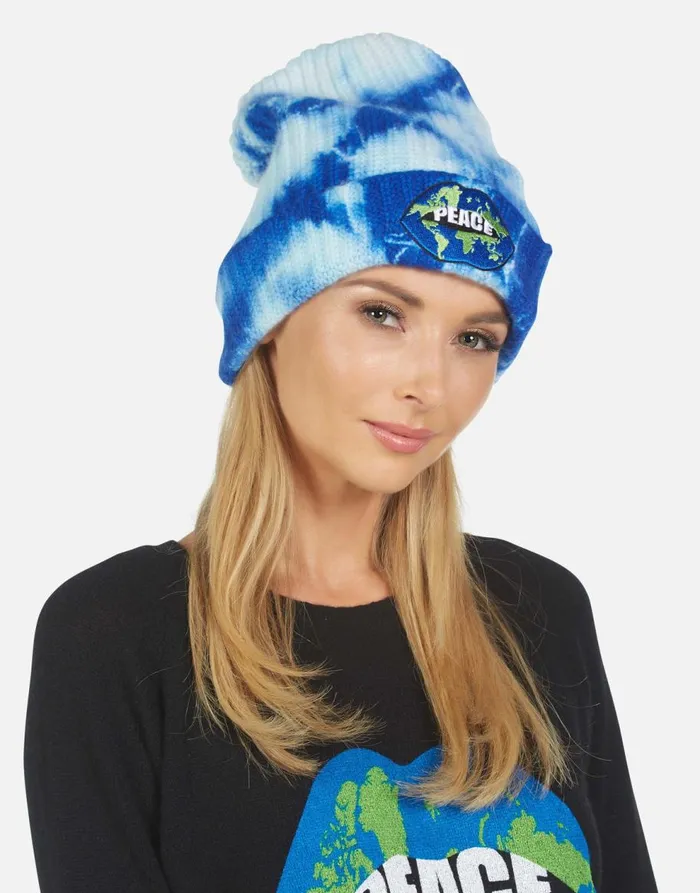 Women039s Blix World Peace Lips Blue Clouds Lauren Moshi Sweaters and Knits