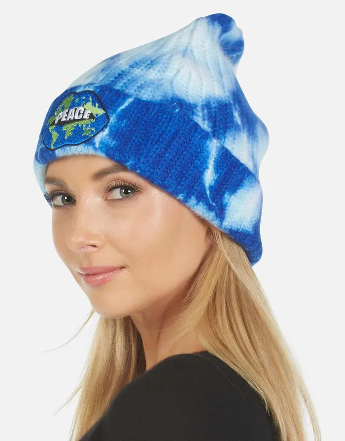 Women039s Blix World Peace Lips Blue Clouds Lauren Moshi Sweaters and Knits