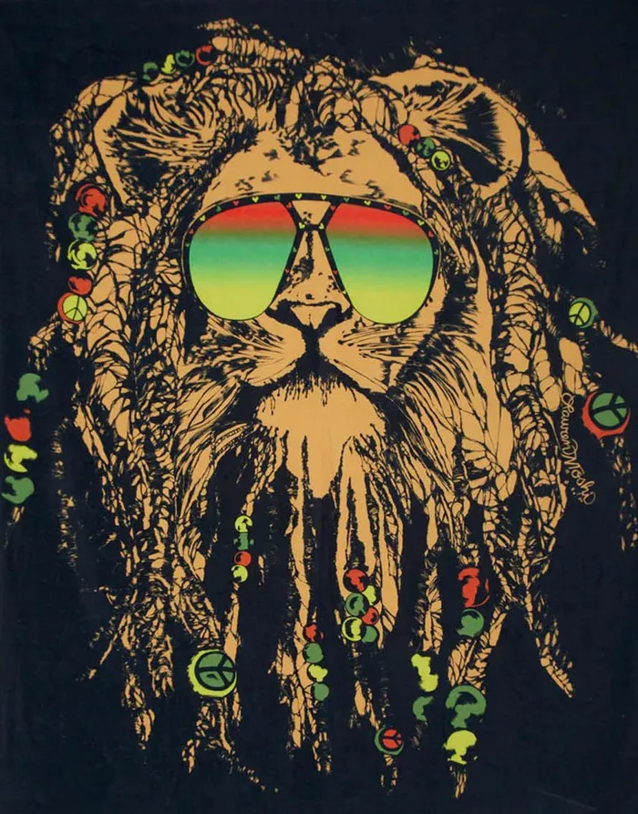 Women039s Brinkley Color Rasta Lion Black Lauren Moshi Lifestyle