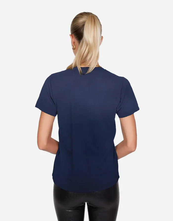 Women039s Croft Tiger Elements Navy Ombre Lauren Moshi Short Sleeve