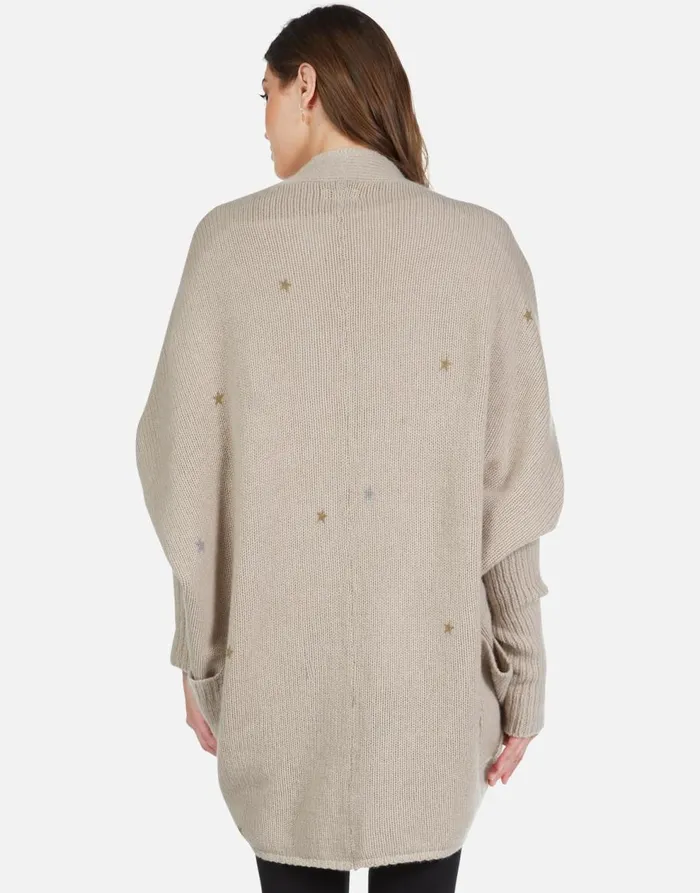 Women039s Daya Chain Heart Stars Oatmeal Lauren Moshi Sweaters and Knits