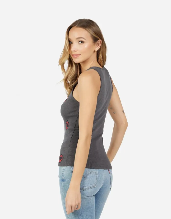 Women039s Esmerelda Popeye U0026 Olive Oyl Vintage Black Lauren Moshi Tanks