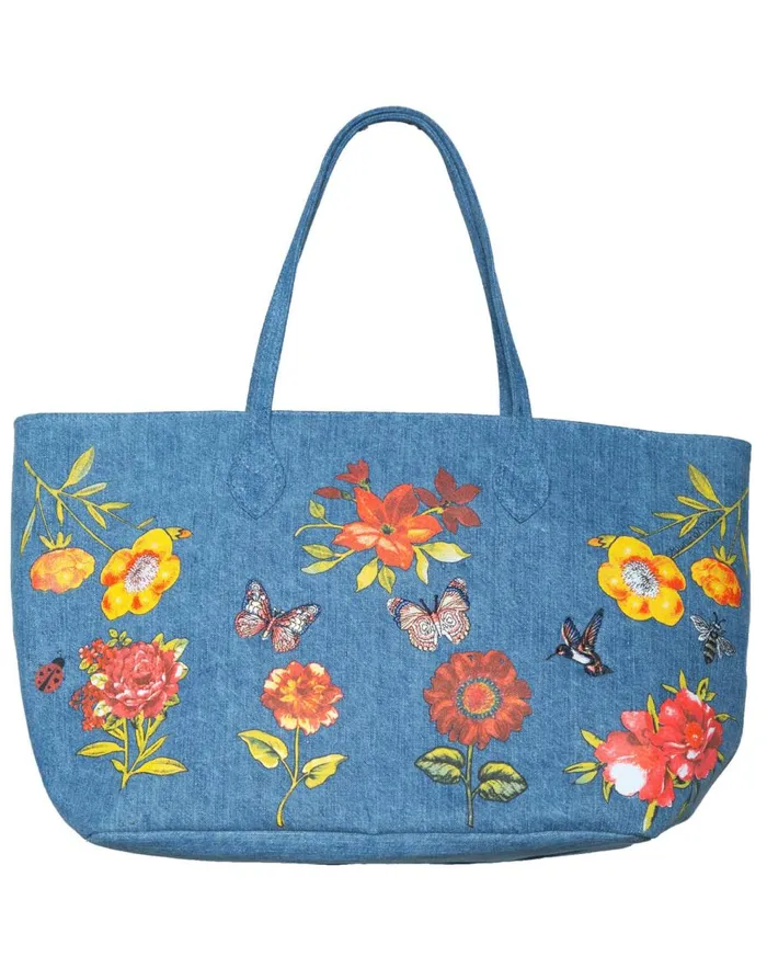Women039s Jackie Garden Party Hada Mada Denim Lauren Moshi Bags