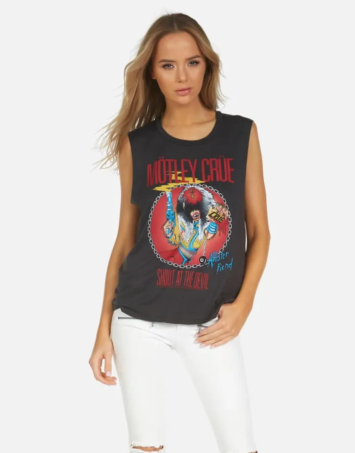 Women039s Kel X Shout At The Devil Onyx Lauren Moshi Tanks