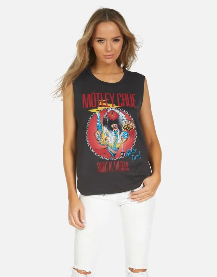Women039s Kel X Shout At The Devil Onyx Lauren Moshi Tanks