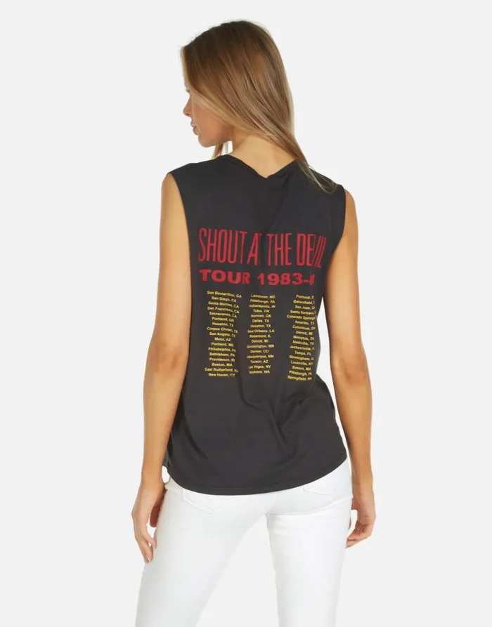 Women039s Kel X Shout At The Devil Onyx Lauren Moshi Tanks