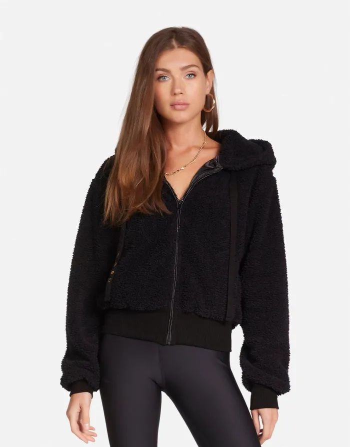 Women039s Lumi Designer Bear Black Lauren Moshi Jackets