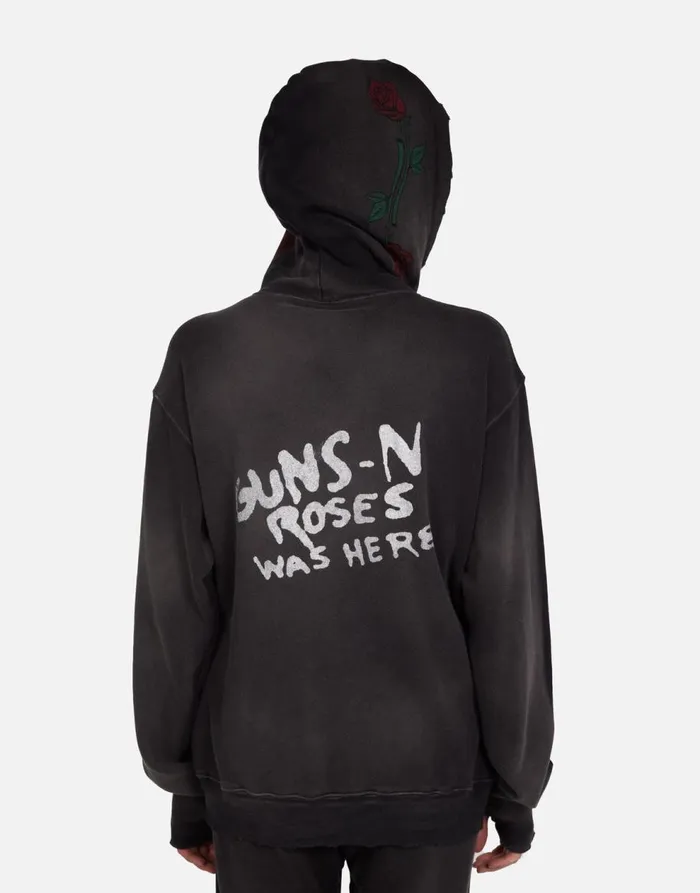 Women039s Moira Guns N039 Roses Skull Black Haze Lauren Moshi Hoodies