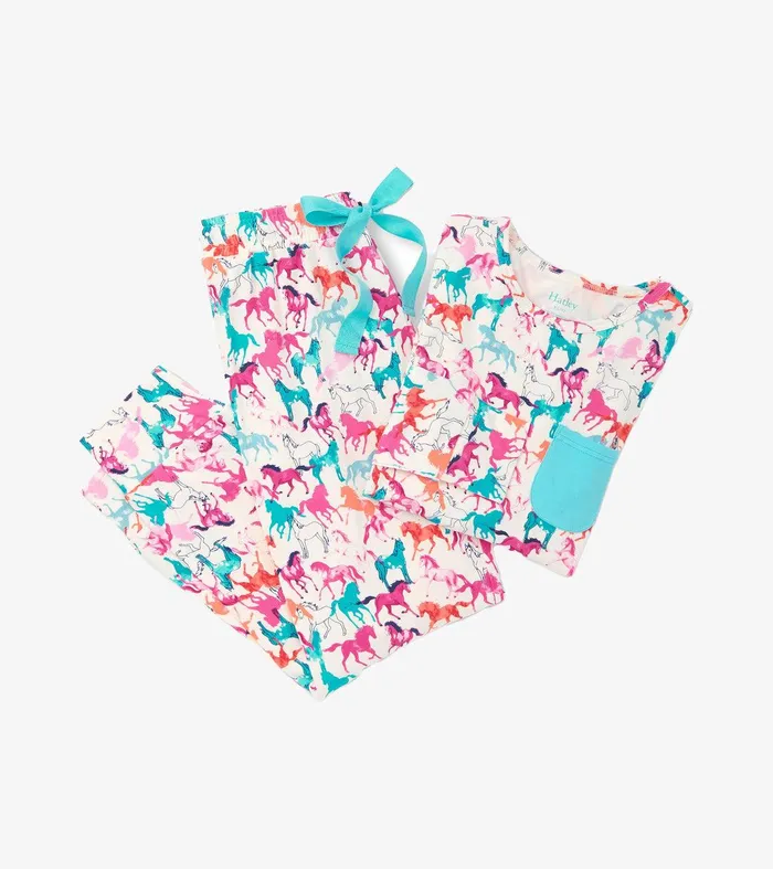Women039s Photo Horses Bamboo Pajama Set Hatley