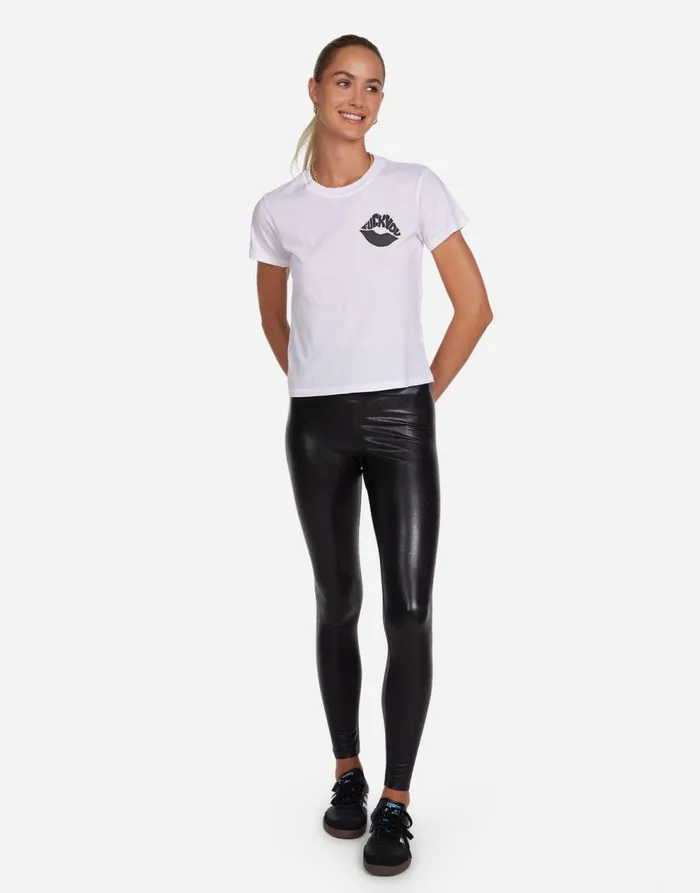 Women039s Ursula Fxck You White Lauren Moshi Short Sleeve