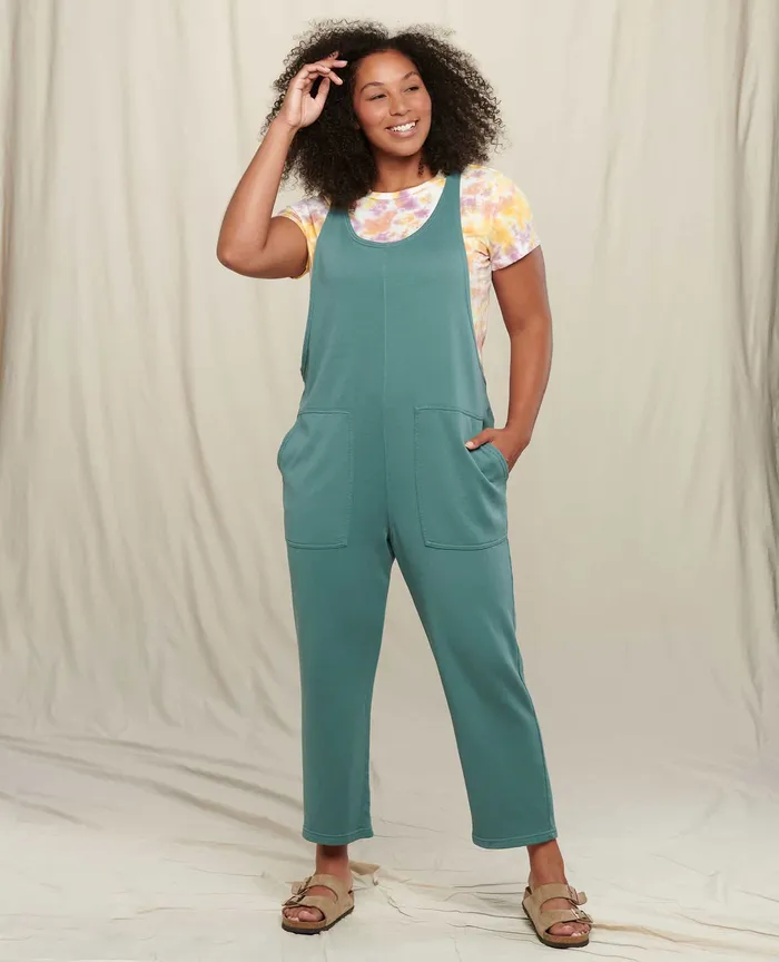 Women8217s Daybreaker Hemp Jumpsuit Silver Pine Pants ToadandCo