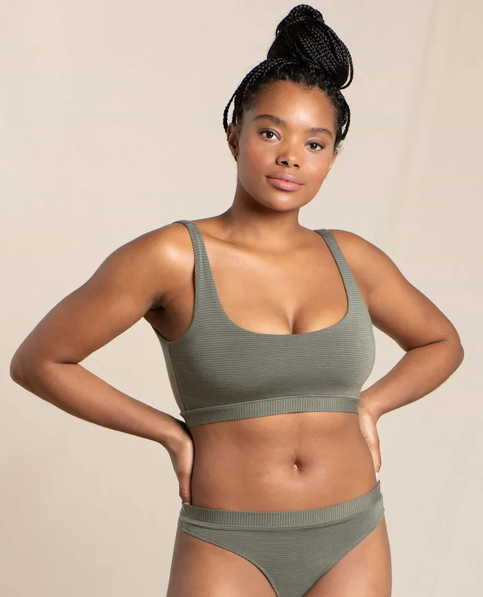 Women8217s ToadandCo Scoop Bralette Beetle Stripe Loungewear and Sleep