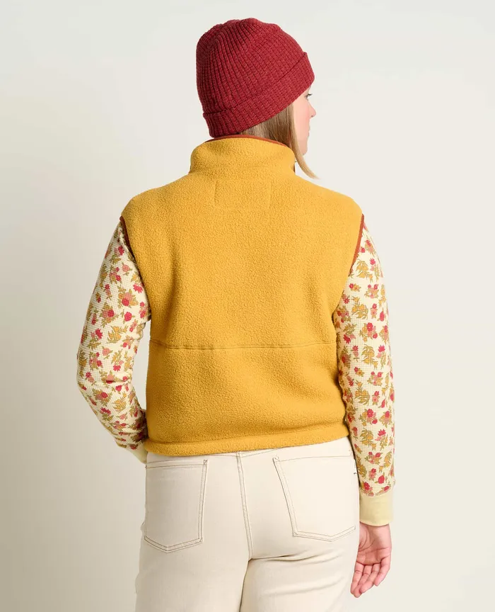 Women8217s Women8217s Campo Fleece Vest Acorn Tops and TShirts ToadandCo