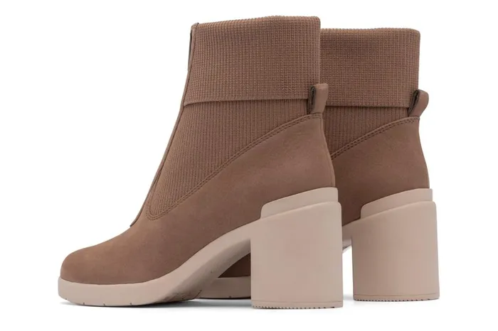 Women ABEO Footwear Boots Metropolis Zip Beige Women ABEO Footwear Boots Metropolis Zip Beige