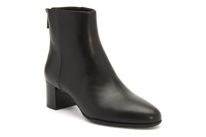 Women ABEO Footwear Boots Plaza Back Zip Black