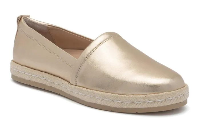 Women ABEO Footwear Casual Shoes Isle Slip On Light Gold