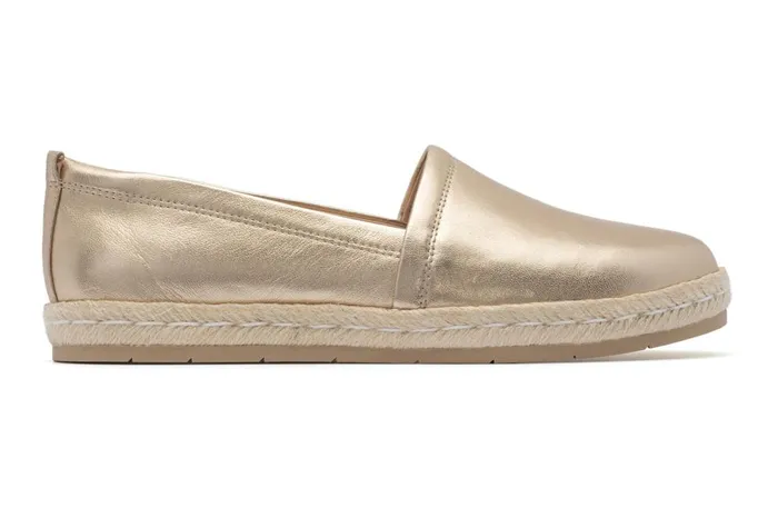 Women ABEO Footwear Casual Shoes Isle Slip On Light Gold
