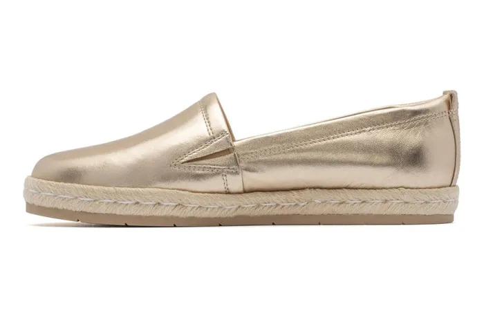 Women ABEO Footwear Casual Shoes Isle Slip On Light Gold