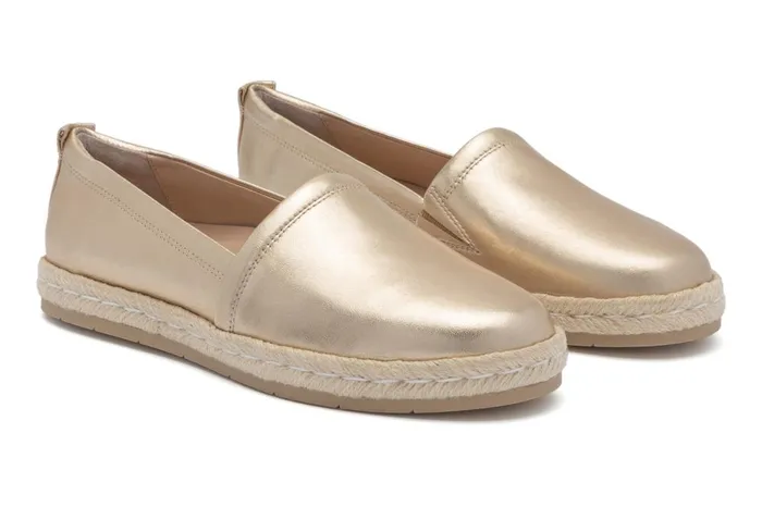 Women ABEO Footwear Casual Shoes Isle Slip On Light Gold