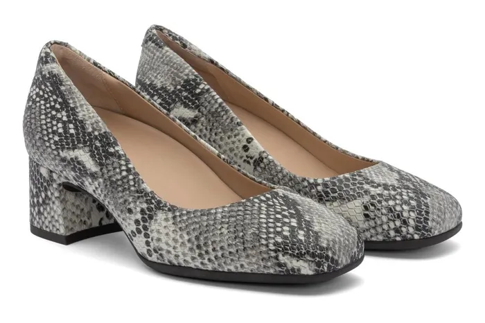 Women ABEO Footwear Dress Avenue Pump White Snake Women ABEO Footwear Dress Avenue Pump White Snake