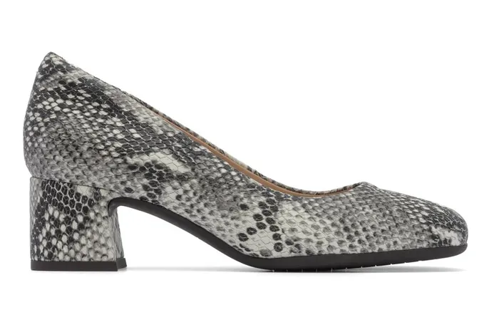 Women ABEO Footwear Dress Avenue Pump White Snake Women ABEO Footwear Dress Avenue Pump White Snake