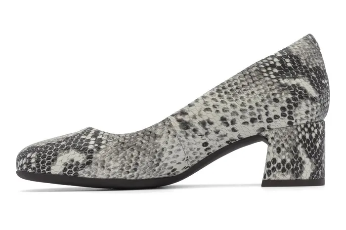 Women ABEO Footwear Dress Avenue Pump White Snake Women ABEO Footwear Dress Avenue Pump White Snake