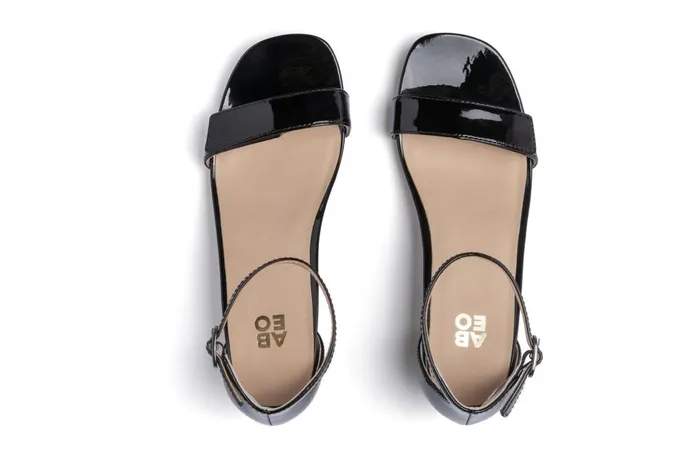 Women ABEO Footwear Dress Avenue Strap Black Patent Women ABEO Footwear Dress Avenue Strap Black Patent