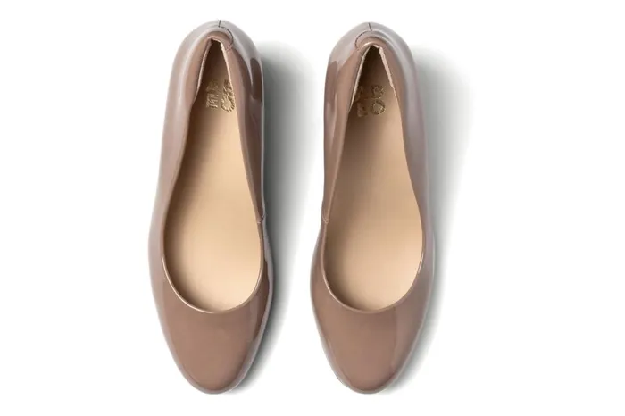 Women ABEO Footwear Dress Tempo Pump Tan Patent Women ABEO Footwear Dress Tempo Pump Tan Patent